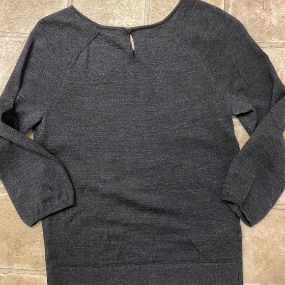 LOFT | 3/4 sleeve sweater with beaded detail - Picture 4 of 5